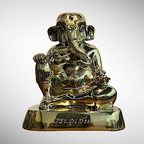 พระอุเชนทร์ เนื้อปลอกกระสุน หลวงปู่อิ่ม วัดทุ่งนาใหม่ นครศรีธรรมราช