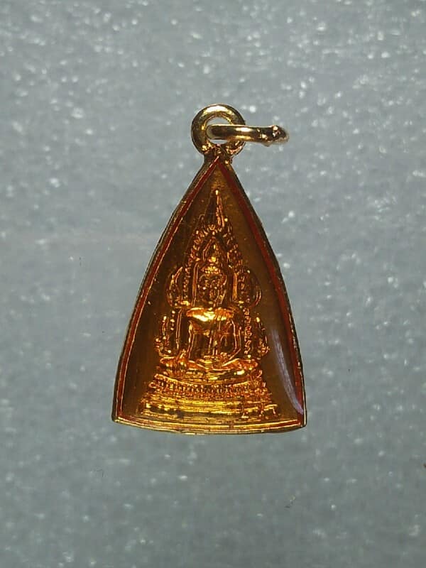 ล๊อกเก็ตพระพุทธชินราช หลังยันต์ ภาษาจีน