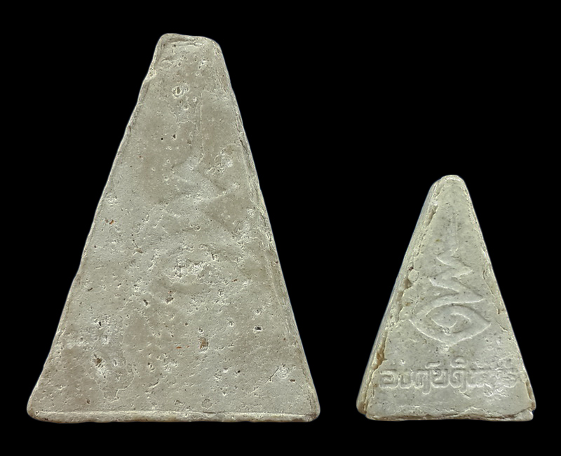 พระสมเด็จองค์บดินทร์ วัดสามปลื้ม ปี25 ผสมผงเก่าวัดบางขุนพรหม พิมพ์ใหญ่ + พิมพ์เล็ก 