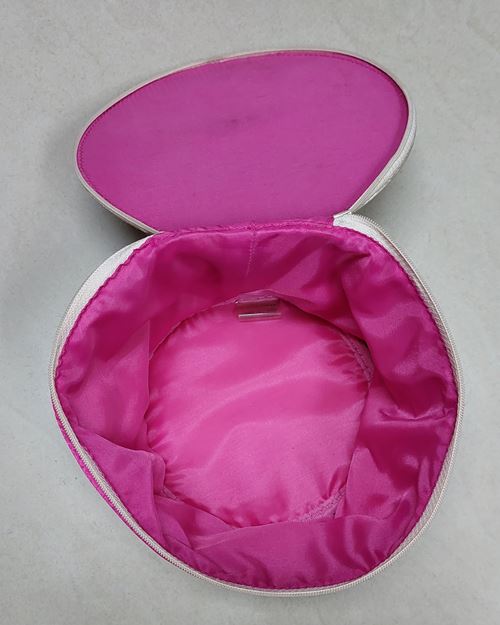 (ปิด69-)กระเป๋าทรงกลม LANCOME "กว้าง18x13.5ซ.ม." (สภาพไม่ได้ใช้)