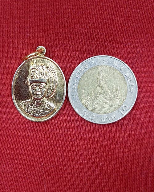 เหรียญรัชกาลที่6 ที่ระลึกครบ80ปีลูกเสือไทย เนื้อกะไหล่ทอง พ.ศ.2538