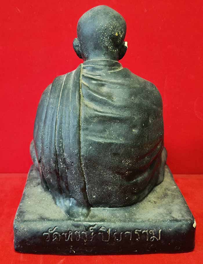 พระบูชาหลวงพ่อเปียก วัดนาสร้าง เนื้อปูนลงยา พ.ศ.๒๕๑๙ จังหวัดชุมพร(ออกวัดหงษ์ปิยราม)*255