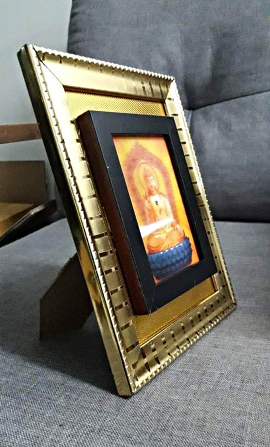 สุดปัง10 ภาพ 3D รูปพระพุทธสวยงามมากพร้อมกรอบตั้งโต๊ะได้แบ่งปันเบาเบา