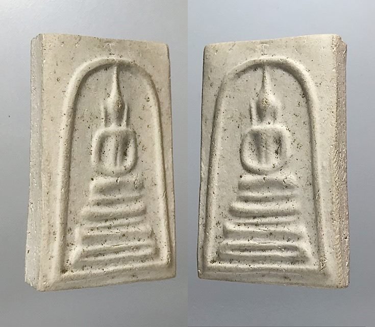 สมเด็จพุฒาจารย์ (โต พรหมรังสี) วัดใหม่อมตรส บางขุนพรหมกรุงเทพฯ เนื้อผงพิมพ์ฐานคู่ ปี2539