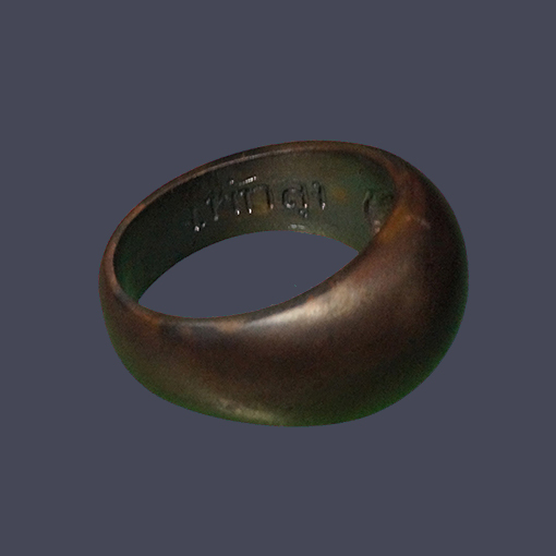 เขาอ้อ มงคลจักรวาลพุทธาคมเขาอ้อปี 45 แหวนปลอกมีด *** เนื้อนว ะโลหะแก่เงิน**ท่านขุนพันธ์ฯเป็นเจ้าพิธี