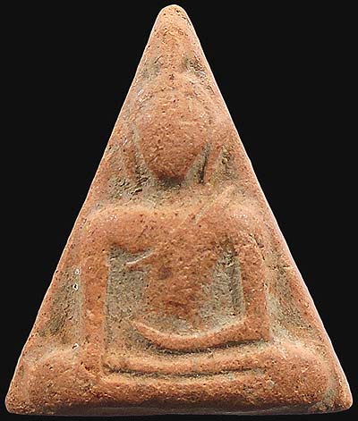 นางพญา พิมพ์เทวดา หลังยันต์ดวง อาจารย์ถนอม วัดนางพญา พิษณุโลก ปี2514