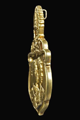 เหรียญที่ระลึกในหลวงเสด็จเยือนยุโรป อเมริกา ปี03เนื้อเงินกะไหล่ทอง พิมพ์เล็ก