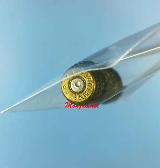 ตะกรุดกันภัยลูกปืน 9 MM รุ่นปราบไพรี ปี65 ลพ.สิรินทโร สวนธรรมสิริธราราม จ.อำนาจเจริญ