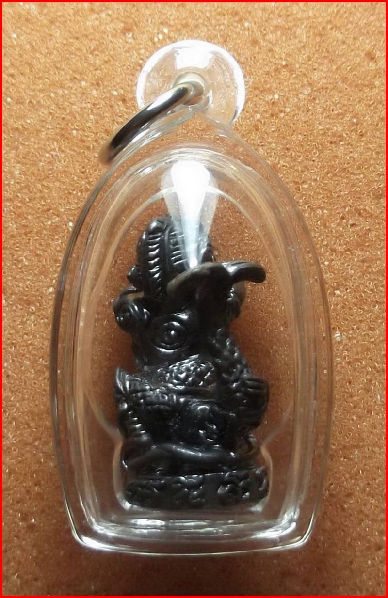 รูปหล่อมัจฉานุ หลวงปู่หงษ์ วัดเพชรบุรี สุรินทร์ รุ่นเพิ่มทรัพย์ เพิ่มสุข เนื้อทองแดง ปี 2553