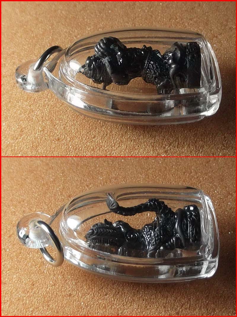 รูปหล่อมัจฉานุ หลวงปู่หงษ์ วัดเพชรบุรี สุรินทร์ รุ่นเพิ่มทรัพย์ เพิ่มสุข เนื้อทองแดง ปี 2553