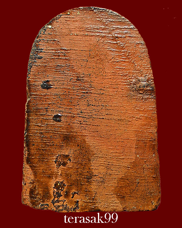 พระพิมพ์ฐานผ้าทิพย์ เนื้อดินลงรักปิดทอง หลวงพ่อจวน วัดไก่เตี้ย สุพรรณบุรี ราคาเบาๆ