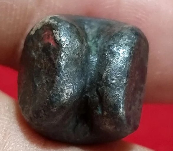 พดด้วงเงิน ตราพระแสงจักร - ตราปราสาท รัชกาลที่ 3 ขนาด 1บาท