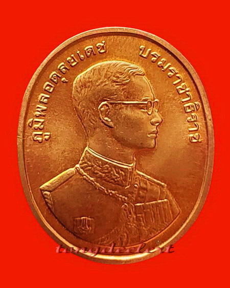 เหรียญในหลวง รัชกาลที่ 9 หลังพระมงคลบพิตร พิธีกาญจนาภิเษก ปี 2539 สวยมากค่ะ