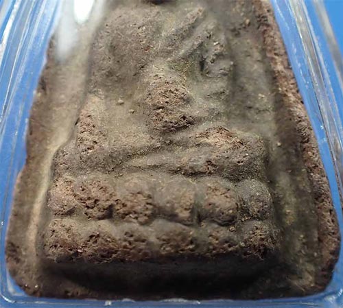 พระพุทโธน้อย แม่ชีบุญเรือน พิมพ์ใหญ่ หลังยันต์เฑาะว์+บัตรรับรองพระแท้*86