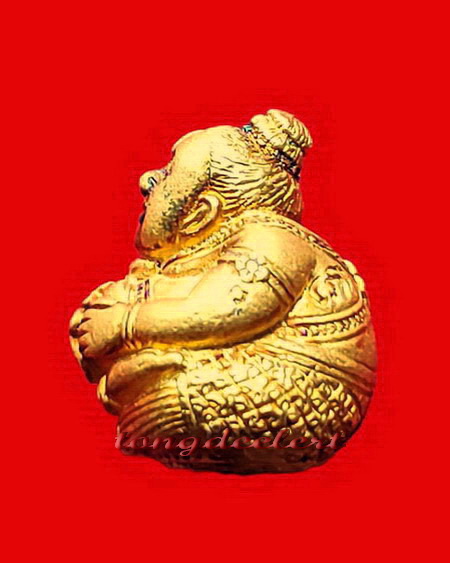 กุมารทองเทวฤทธิ์ หลวงพ่อลำใย วัดทุ่งลาดหญ้า จ.กาญจนบุรี กะไหล่ทอง ฝังตะกรุด 2 ดอก สวยมากค่ะ