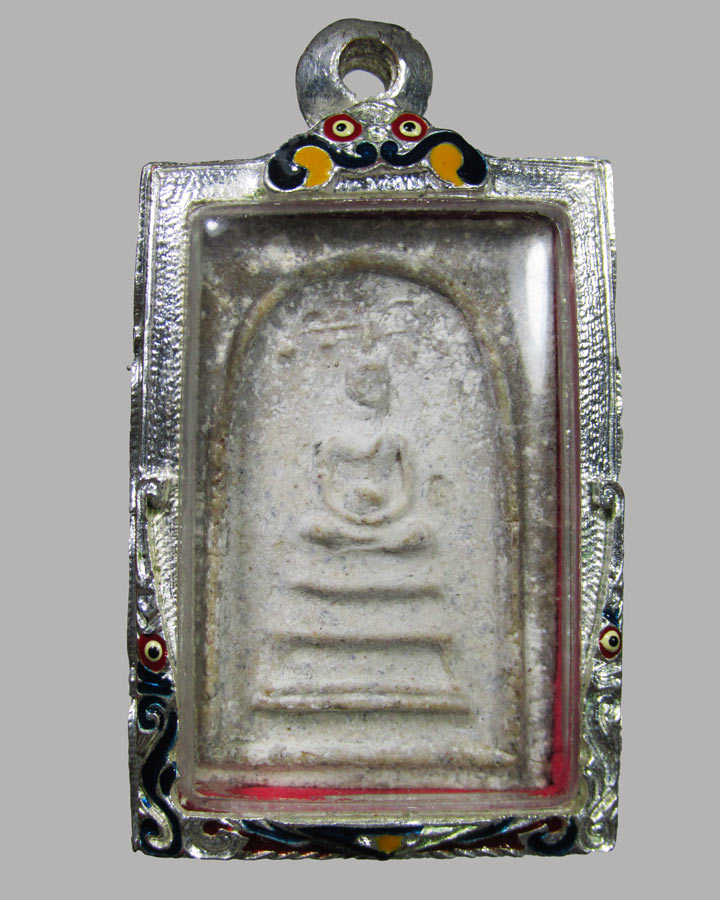 พระสมเด็จกรุ วัดราชประดิษฐ์  พิมพ์อุ้มบาตรปรกโพธิ์ สร้างโดย อ.หนู (โตมร บุนนาค)