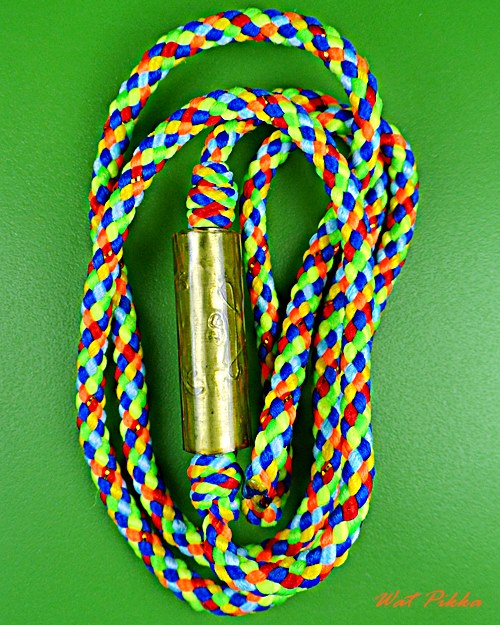 ตะกรุดเงินอยู่ไฟ(กันปอบ) หลวงปู่สิงห์ วัดบ้านขี้เหล็ก ศรีสะเกษ .4241.