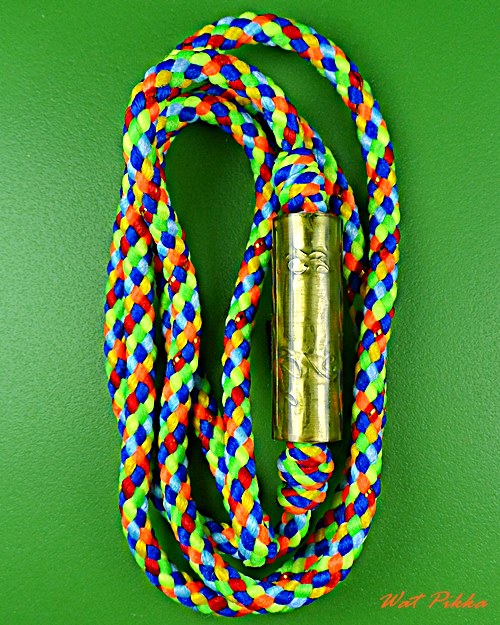 ตะกรุดเงินอยู่ไฟ(กันปอบ) หลวงปู่สิงห์ วัดบ้านขี้เหล็ก ศรีสะเกษ .4241.