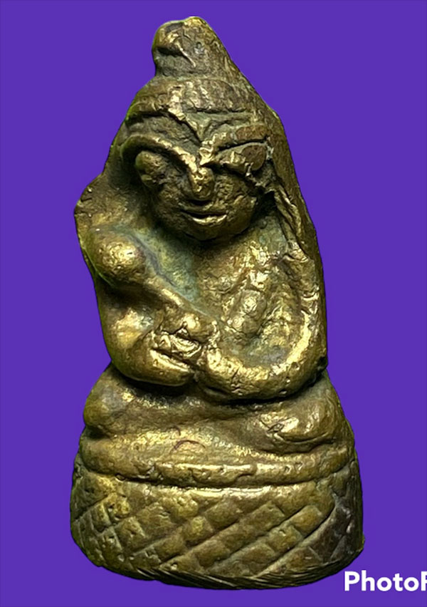 อุปคุตหล่อโบราณเนื้อทองผสม องค์ที่ 2