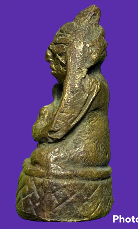 อุปคุตหล่อโบราณเนื้อทองผสม องค์ที่ 2