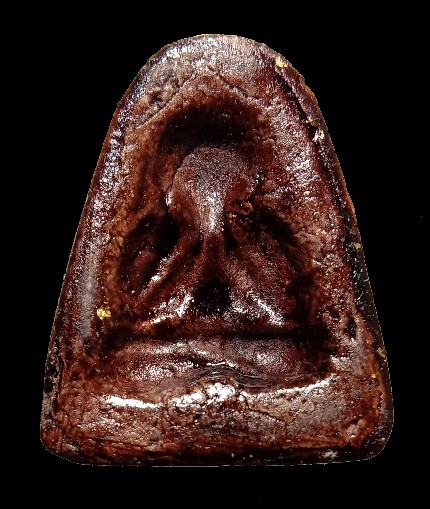 เคาะเดียว...ปิดตาหลวงพ่อปาน วัดเครือวัลย์ ชลบุรี พิมพ์จัมโบ้หลังแบบ เนื้อผงลงรักปิดทอง สวยแชมป์ 