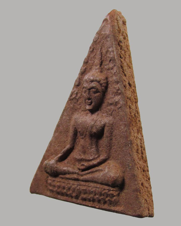 พระสมเด็จนางพญาเงินเหลือ หลังดอกจันทร์ วัดพรหมรังษี หลวงปู่โต๊ะ ปลุกเสก ปี23