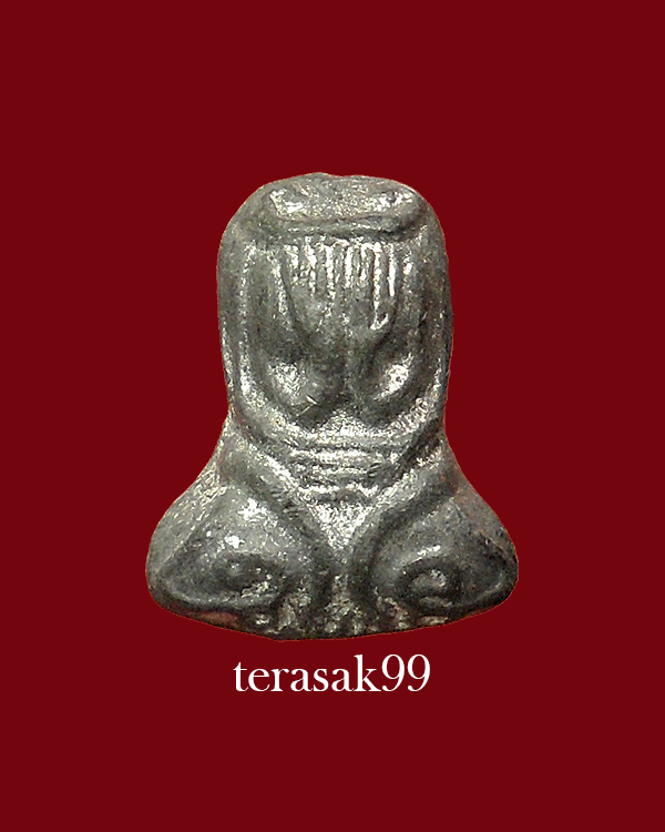 พระปิดตา เจ้าคุณผล วัดหนัง พิมพ์เศียรโต เนื้อชินตะกั่ว สวยๆราคาเบาๆ(3)