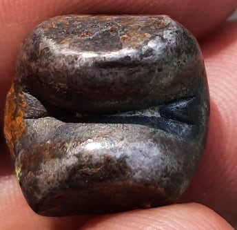 เงินพดด้วง พดด้วงตราครุฑ สมัยร.2 น้ำหนัก1บาท