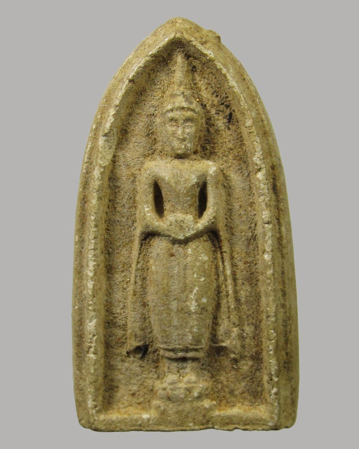 ผงหลวงพ่อวัดบ้านแหลม พิมพ์หัวเรือบด ปี2514 วัดเพชรสมุทร จ.สมุทรสงคราม