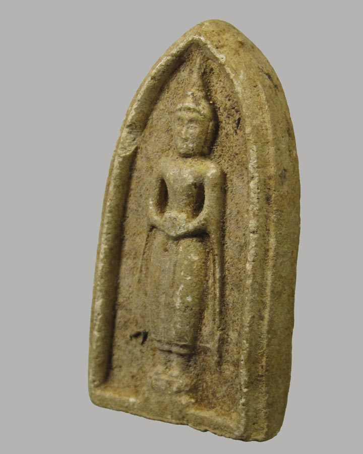 ผงหลวงพ่อวัดบ้านแหลม พิมพ์หัวเรือบด ปี2514 วัดเพชรสมุทร จ.สมุทรสงคราม