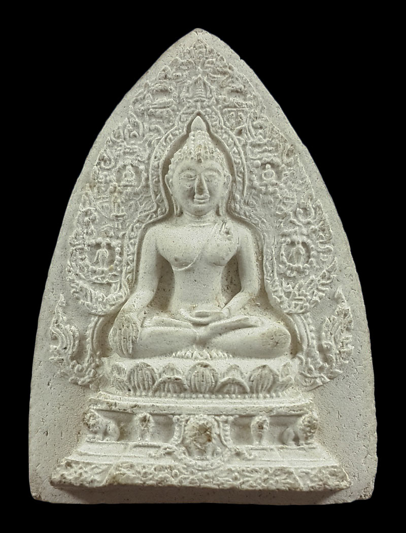 พระผงเนื้อว่าน108 พระพุทธสีหบัญชร วัดนก กรุงเทพฯ ปี26 