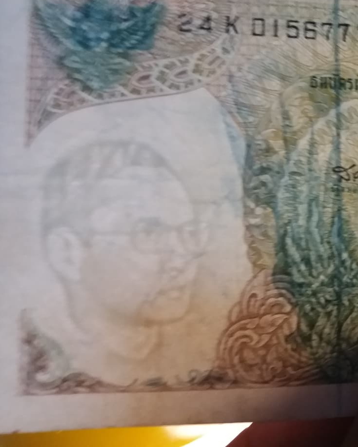 ธนบัตรแบงค์ 20 บาท หลังเรืออนันตนาคราช จำนวน 1 ใบ เลขสวย(เป็นรุ่นแรกของการผลิต)