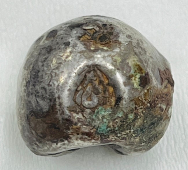 พดด้วงเงิน ตราพระแสงจักร - พระมหาอุณาโลม สมัยรัชกาลที่ 1 ขนาด1บาท