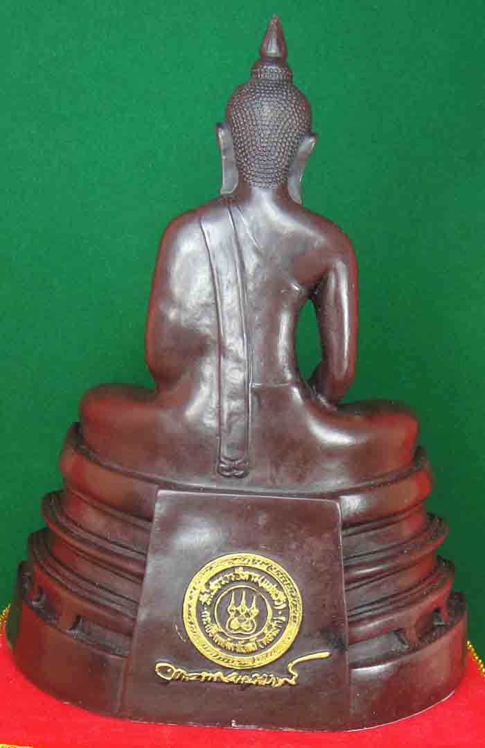 ***ยกชุด 3 องค์***พระบูชา พระพุทธโสธร เนื้อเรซิ่นผสมแร่เหล็กน้ำพี้ 
