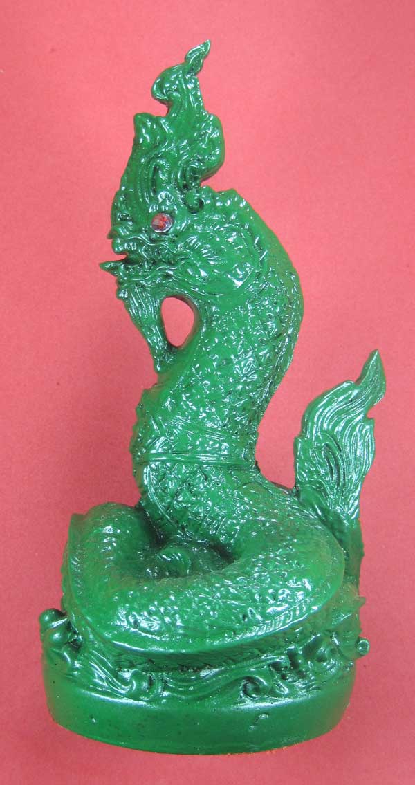 พญานาคราชเจ้าปู่ศรีสุทโธ คำชะโนด ขนาดบูชา ฐาน2.5 นิ้ว สูง 5 นิ้ว หมายเลข + มีจาร