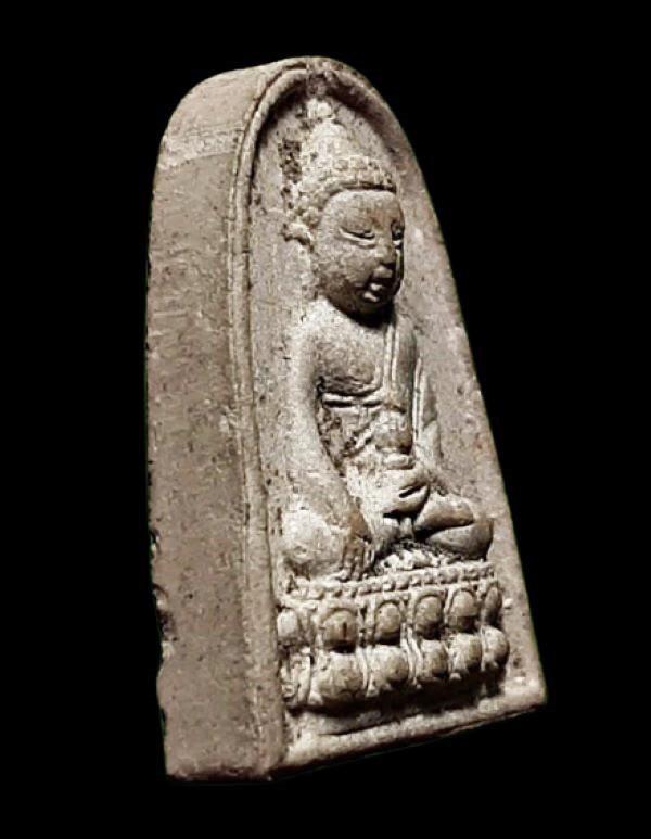 พระผงพิมพ์พระกริ่ง หลังยันต์พุทโธ วัดอาวุธวิกสิตาราม กรุงเทพ 