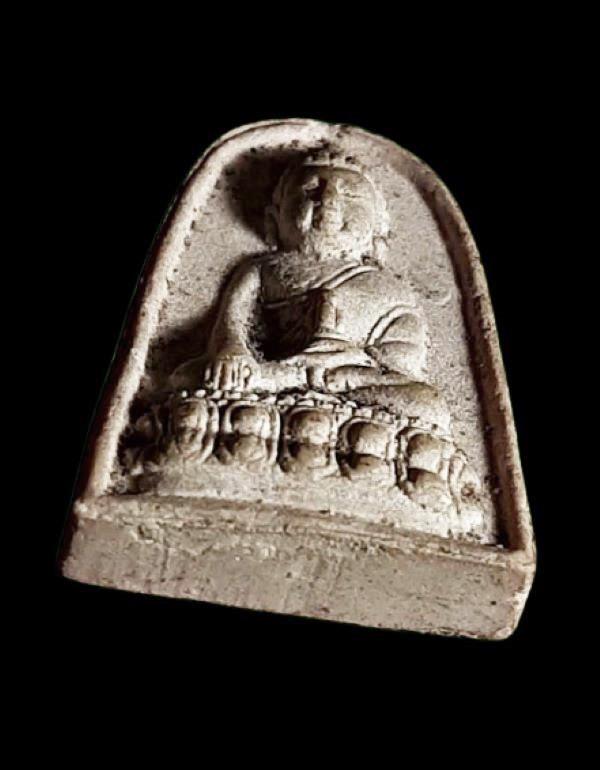 พระผงพิมพ์พระกริ่ง หลังยันต์พุทโธ วัดอาวุธวิกสิตาราม กรุงเทพ 