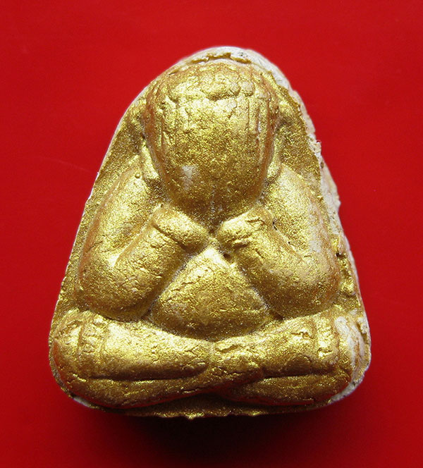 พระปิดตาปลดหนี้ ทาทอง ครูบาอ่อน วัดสันต้นหวีด  จ.พะเยา