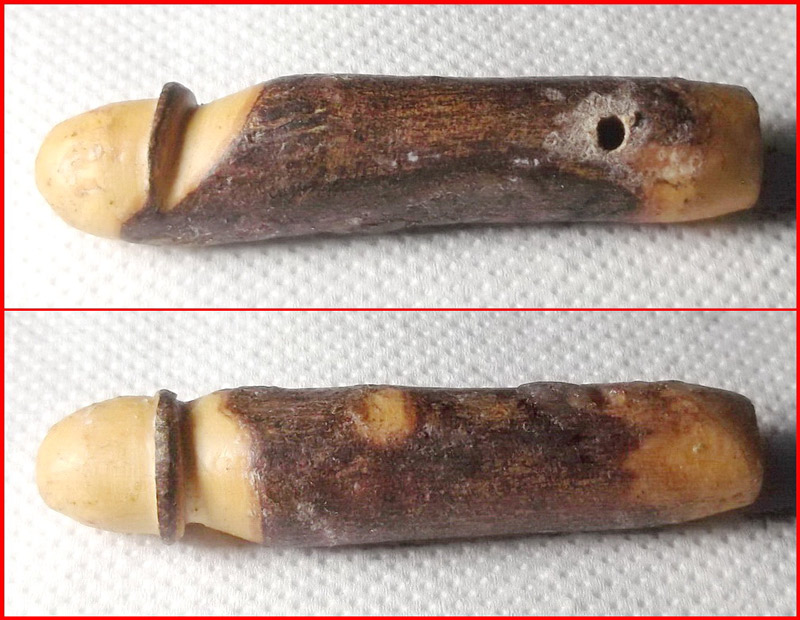 วัดใจ ปลัดขิกไม้เขยตาย หลวงปู่เมฆ วัดลำกระดาน ขนาด 2.6 นิ้ว จุ่มเทียนเดิมจากวัด พร้อมบัตรรับรอง