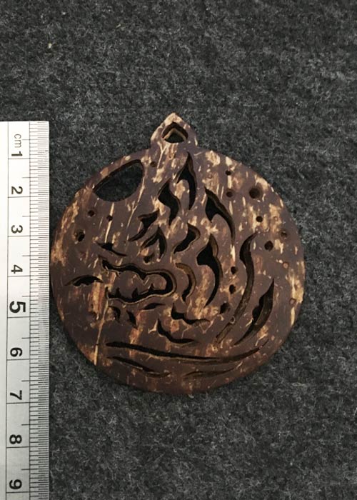 กะลาฉลุลาย พญานาค