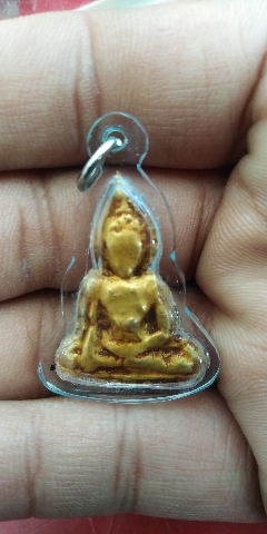 พระบุทองนักปะดาน้ำงมจากแม่น้ำที่อยุธยาเลี่ยมกันน้ำพร้อมอารธนาพิมปางสมาธิ