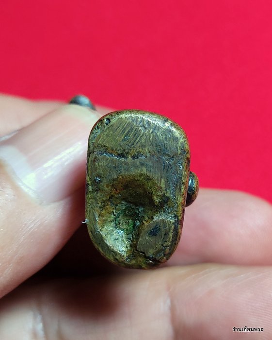 นางกวักล้านนา เนื้อสำริดหล่อเก่า ศิลป์สวยงาม ฐานตัน มีถุงเงิน