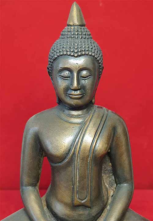 ขายขาดทุน!!!พระบูชา ลพ.โสธรเนื้อนวะโลหะ(รุ่นแรก)เบญจนวมงคลหน้าตัก ๕ นิ้วจากวัดโสธรฯ แปดริ้ว*51