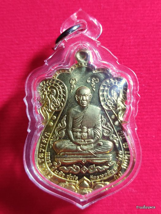 เหรียญเหนือดวง หลวงปู่แผ้ว วัดรางหมัน เนื้อฝาบาตร
