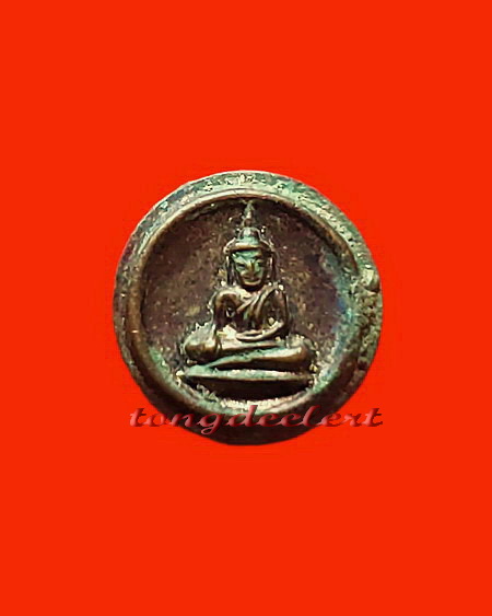 พระท่ากระดานพิมพ์เม็ดกระดุม วัดเทวสังฆาราม จ.กาญจนบุรี เนื้อสัมฤทธิ์ สวยมากค่ะ