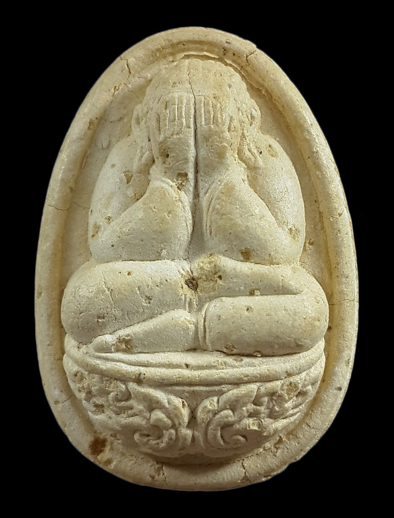 พระปิดตาอุดมทรัพย์ หลวงปู่โถม วัดธรรมปัญญาราม จ.สุโขทัย ปี43 