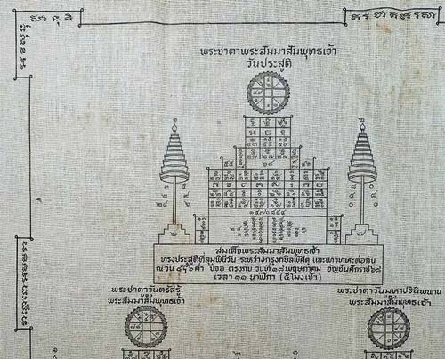 ผ้ายันต์ท่านเจ้าคุณนรฯ ปี ๒๕๑๓ สภาพสวยเดิม ๆ เก็บอย่างเดียวครับ*133