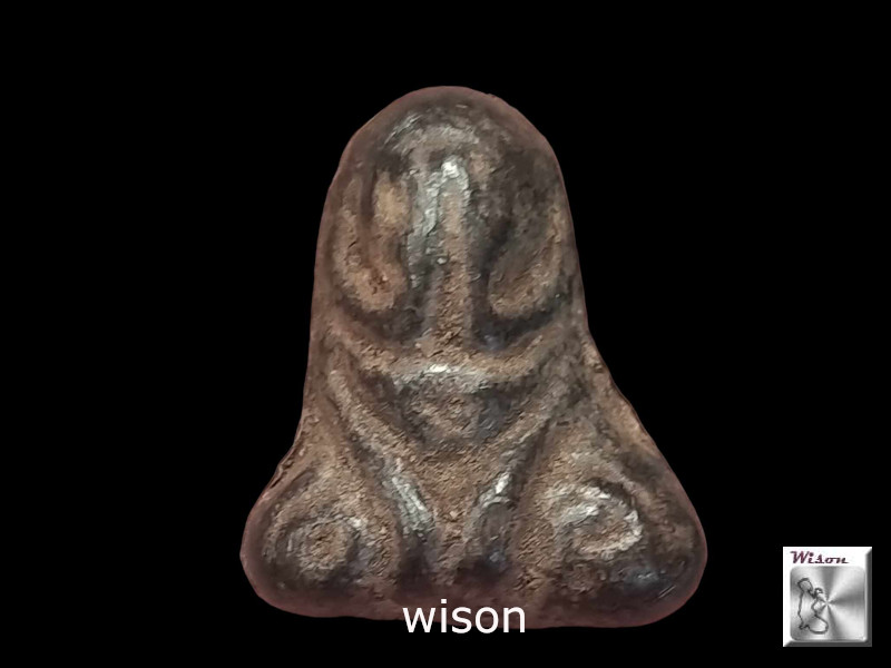 พระปิดตาพิมพ์นะหัวเข่า หน้าเดียว วัดหนัง ธนบุรี