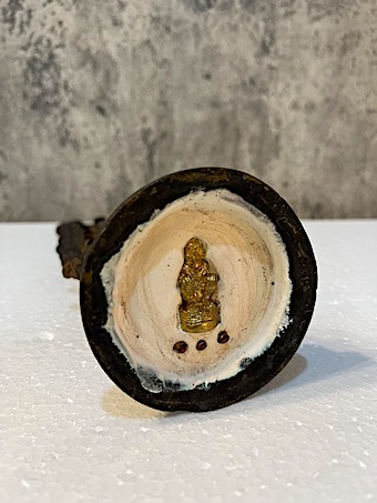 ช่อหนุมานหล่อโบราณ รุ่นแรก หลวงปู่เจือ วัดกลางบางแก้ว ปี2552 