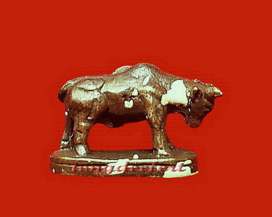 วัวธนูหลวงพ่อแช่ม วัดดอนยายหอม จ.นครปฐม เนื้อทองผสม สวยมากค่ะ